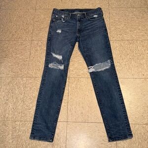 Abercrombie&Fitch Men's Super Skinny Stretch Jeans in Med Distressed size 32x32